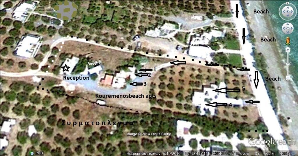 Kouremenos Beach Apartments Paleocastro Esterno foto